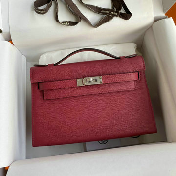 エルメス HERMES 063-HKL22SBQYBR　2021年最新入荷 ケリー 22 トップハンドルバッグ トートバッグ ハンドバッグ 2way 手持ちかばん クラッチバッグ ヴォーエプソン