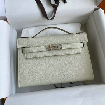 エルメス HERMES 063-HKL22SBQYNB　2021年最新入荷 ケリー 22 トップハンドルバッグ トートバッグ ハンドバッグ 2way 手持ちかばん クラッチバッグ ヴォーエプソン