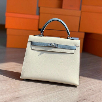 エルメス HERMES 063-HKL25SBPJKB　2021年最新入荷 ケリー 25 トップハンドルバッグ トートバッグ ハンドバッグ レディースかばん ヴォーエプソン