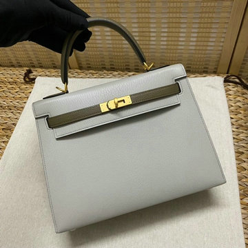 エルメス HERMES 063-HKL25YPJBH　2021年最新入荷 ケリー 25 トップハンドルバッグ トートバッグ ハンドバッグ レディースかばん ゴートスキン