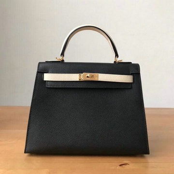 エルメス HERMES 063-HKL25SBPJKB　2021年最新入荷 ケリー 25 トップハンドルバッグ トートバッグ ハンドバッグ レディースかばん ヴォーエプソン