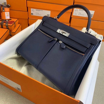 商品名称：エルメス HERMES 063-HKLD28SFSL　2021年最新入荷 ケリー トップハンドルバッグ トートバッグ ハンドバッグ ブリーフケース ビジネスバッグ swift革
