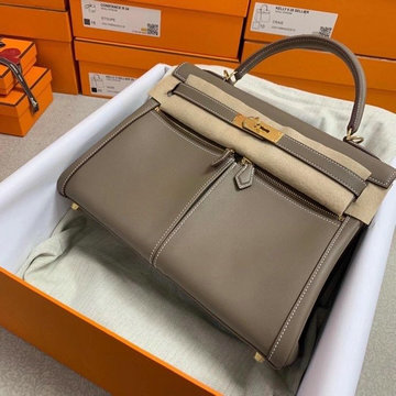 商品名称：エルメス HERMES 063-HKLD28SFDH　2021年最新入荷 ケリー トップハンドルバッグ トートバッグ ハンドバッグ ブリーフケース ビジネスバッグ swift革
