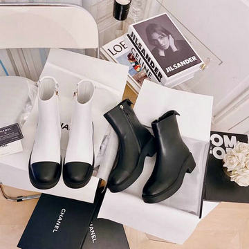 商品名称：シャネル CHANEL 26-CHJ21066　2021年秋冬最新入荷 ショートブーツ ローヒールシューズ ファスナー開閉式 レディースシューズ カジュアルシューズ カーフレザー