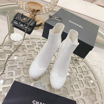 商品名称：シャネル CHANEL 26-CHJ21068Q　2021年秋冬最新入荷 ショートブーツ ハイヒールシューズ レディースシューズ カジュアルシューズ パテントレザー