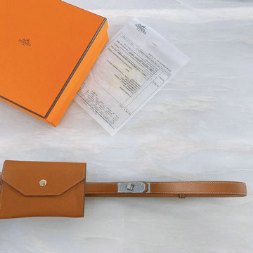 エルメス HERMES 063-H081735YZS　2022年最新入荷 ベルト ケリー ポケット カドリージュ 18 ワンサイズ