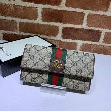 グッチ GUCCI 057-GG557803 2019年最新入荷 GGスプリーム 二つ折り長財布 カードケース 札入れ 小銭入れ キャンパス