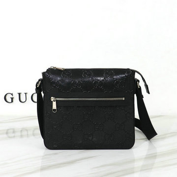 グッチ GUCCI 057-GG406410YBK　2022年最新入荷 GGエンボス スモール メッセンジャーバッグ 斜め掛け ショルダーバッグ クロスボディバッグ レザー