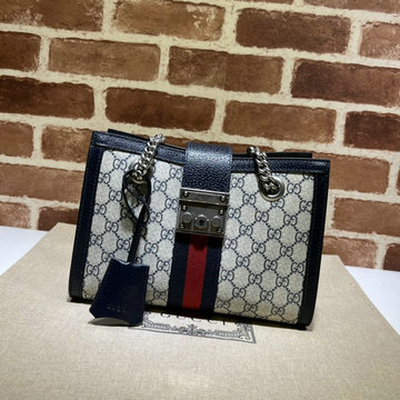 グッチ GUCCI 057-GG498156LBK　2022年最新入荷 パドロック スモール ショルダーバッグ クロスボディバッグ レディースかばん キャンパス レザー