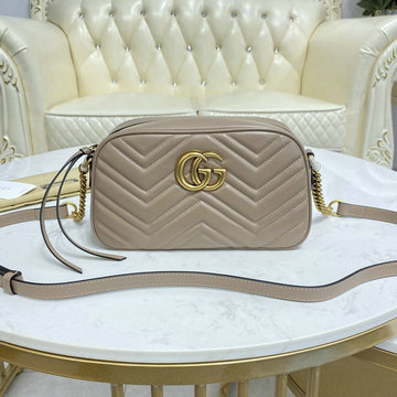 商品名称：グッチ GUCCI 057-GG447632WLF　2022年最新入荷 GGマーモント スモール 斜め掛け ショルダーバッグ クロスボディバッグ レディースかばん カーフレザー