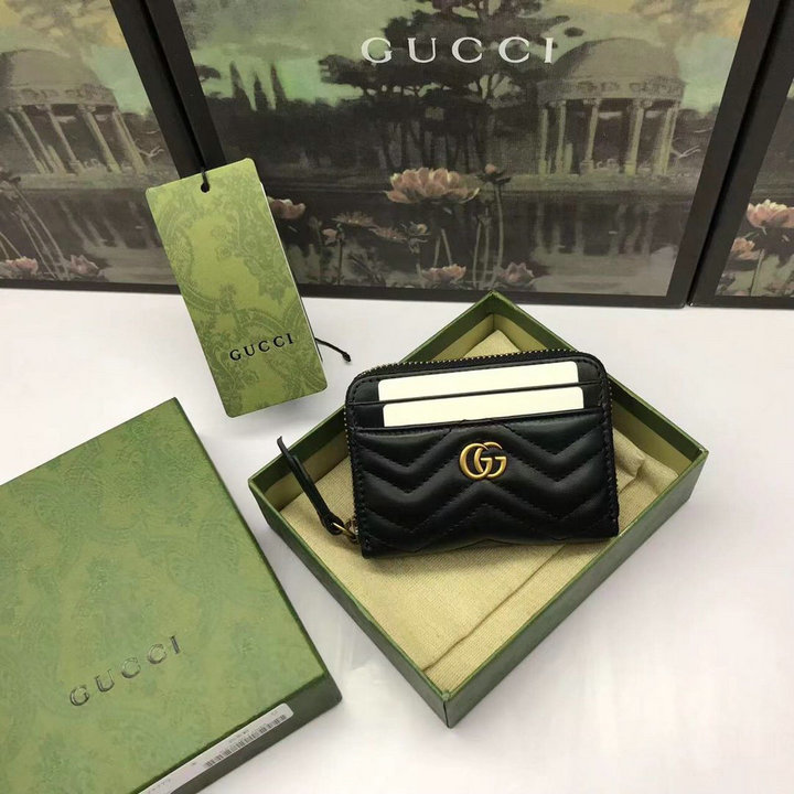 グッチ GUCCI 057-GG621772PBK　2022年最新入荷 ジッピーウォレット ショートウォレット コインケース 小銭入れ カード入れ カーフレザー