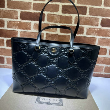 グッチ GUCCI 057-GG631685BK　2022年最新入荷 GGマトラッセ ミディアム トートバッグ トップハンドルバッグ ハンドバッグ マグネットスナップ クロージャー