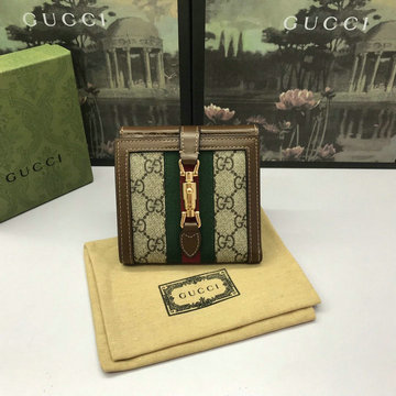 グッチ GUCCI 057-GG658550BKF　2022年最新入荷 ジャッキー 1961 フレンチフラップ ウォレット 三つ折り短財布 ショートウォレット 小銭入れ カード入れ