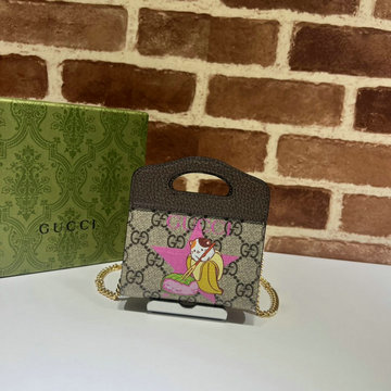 グッチ GUCCI 057-GG701066BXF　2022年最新入荷 チェーンウォレット 二つ折り短財布 カード入れ 札入れ 斜め掛け ショルダーバッグ キャンパス