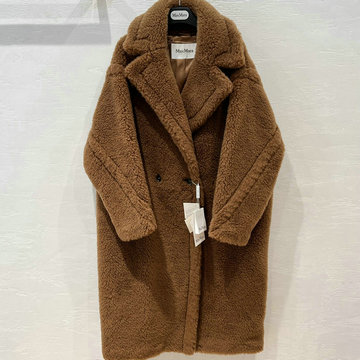 商品名称：マックスマーラ MaxMara HXG-YFMAX22001J　2022年秋冬最新入荷 ロング丈 Teddy Bear Icon Coat テディ ベーア コート ロングスリーブ トップスコート