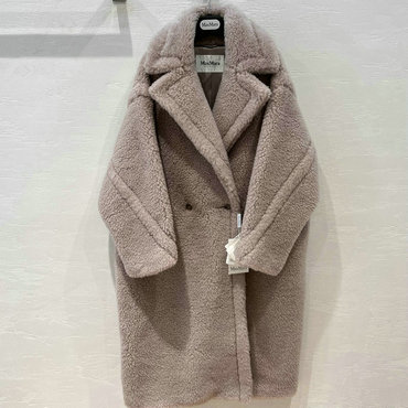 マックスマーラ MaxMara HXG-YFMAX22001S　2022年秋冬最新入荷 ロング丈 Teddy Bear Icon Coat テディ ベーア コート ロングスリーブ トップスコート