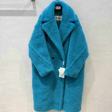 マックスマーラ MaxMara HXG-YFMAX22001T　2022年秋冬最新入荷 ロング丈 Teddy Bear Icon Coat テディ ベーア コート ロングスリーブ トップスコート