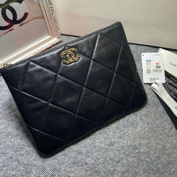 シャネル CHANEL CC-CH0951BK　2022年最新入荷 19 ポーチ クラッチバッグ 手持ちかばん ipad 収納かばん ラムスキン