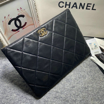 シャネル CHANEL CC-CH0952BK　2022年最新入荷 19 ポーチ クラッチバッグ 手持ちかばん ipad 収納かばん ラムスキン