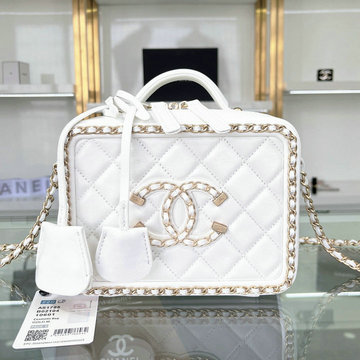 シャネル CHANEL CC-CH1785LBS　2022年最新入荷 ヴァニティー ケース ハンドバッグ 斜め掛け ショルダーバッグ 化粧箱
