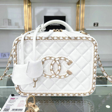 シャネル CHANEL CC-CH93343LBS　2022年最新入荷 ヴァニティー ケース ハンドバッグ 斜め掛け ショルダーバッグ 化粧箱
