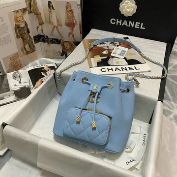シャネル CHANEL CC-CH2318QL　2022年最新入荷 バゲットバッグ 斜め掛け ショルダーバッグ クロスボディバッグ ドローストリングバッグ レディースかばん