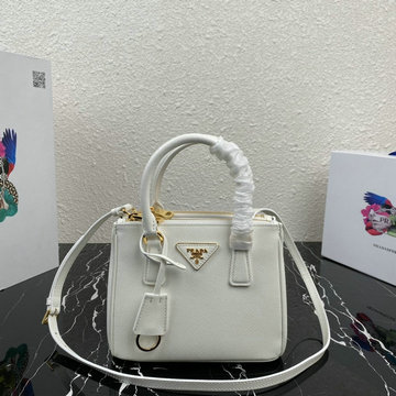 商品名称：プラダ PRADA GH-PD1BA906BS　2022年最新入荷 ガレリア サフィアーノレザー ミニバッグ ハンドバッグ トートバッグ 2way 斜め掛け ショルダーバッグ レディースかばん