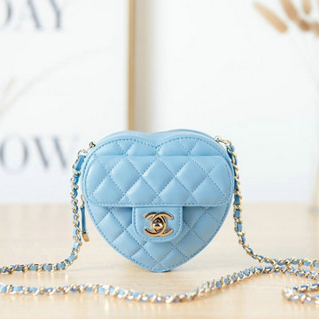 シャネル CHANEL CC-CH2784TL　2022年最新入荷 ハート チェーンポーチ 斜め掛け ショルダーバッグ クロスボディバッグ レディースかばん ラムスキン
