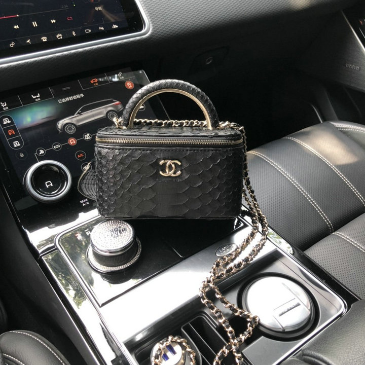 シャネル CHANEL CC-CH2805SBK　2022年最新入荷 ヴァニティー ケース トートバッグ 斜め掛け ショルダーバッグ クロスボディバッグ 化粧かばん レディースかばん