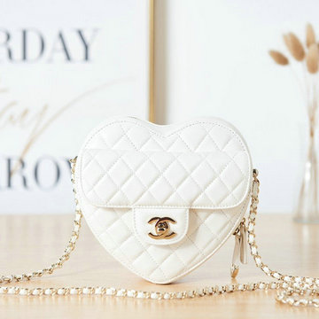シャネル CHANEL CC-CH3191BS　2022年最新入荷 ハート チェーンポーチ 斜め掛け ショルダーバッグ クロスボディバッグ レディースかばん ラムスキン