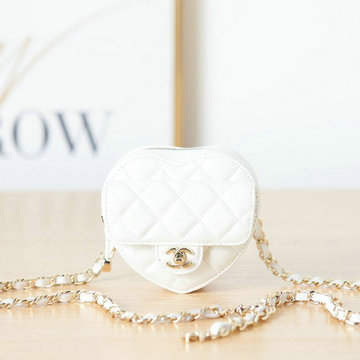シャネル CHANEL CC-CH2787BS　2022年最新入荷 ハート チェーンポーチ 斜め掛け ショルダーバッグ クロスボディバッグ レディースかばん ラムスキン
