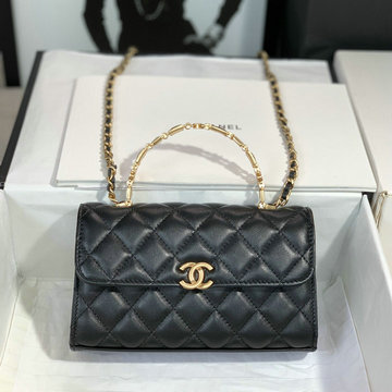 シャネル CHANEL CC-CH2946BK　2022年最新入荷 フラップ フォーン ケース トップハンドルバッグ トートバッグ 斜め掛け ショルダーバッグ クロスボディバッグ レディースかばん
