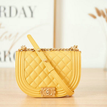 シャネル CHANEL CC-CH3350YL　2022年最新入荷 BOY スモール メッセンジャーバッグ 斜め掛け ショルダーバッグ クロスボディバッグ レディースかばん