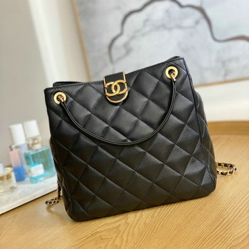 シャネル CHANEL CC-CH3477BK　2022年最新入荷 スモール ショッピングバッグ 斜め掛け ショルダーバッグ クロスボディバッグ レディースかばん