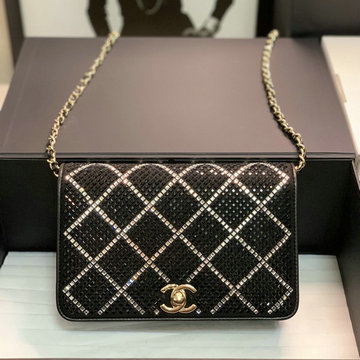 シャネル CHANEL CC-CH33814GLPBK　2022年最新入荷 クラシック チェーンウォレット 斜めがけ ショルダーバッグ フラップバッグ
