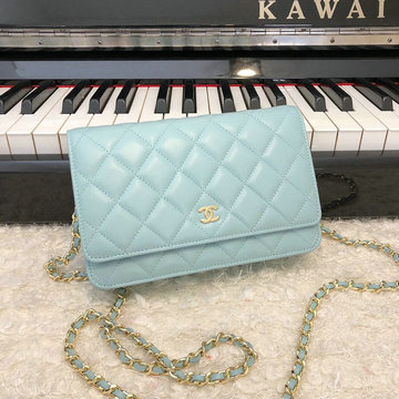 シャネル CHANEL CC-CH33814GYJQL　2022年最新入荷 クラシック チェーンウォレット 斜めがけ ショルダーバッグ フラップバッグ ラムスキン