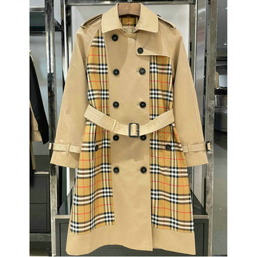 商品名称：バーパリー BURBERRY MS-WTBR22002　2022年秋冬最新入荷 トレンチコート チェック柄 ロング丈 トップスコート レディース アウターコート