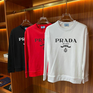 商品名称：プラダ PRADA MS-WYPD22005　2022年秋冬最新入荷 パーカー スウェット ロングスリーブ トップス 長袖 クルーネック カジュアル 男女兼用