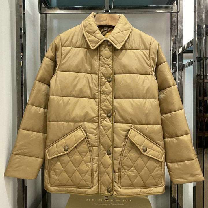 商品名称：バーパリー BURBERRY MS-YFBR22001X　2022年秋冬最新入荷 ショート丈 ダウン ロングスリーブ ダウンジャケット 暖かい 防寒 トップスコート アウターウェア