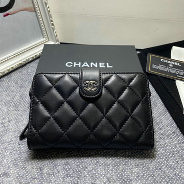 シャネル CHANEL CC-CH50073YYBK　2022年最新入荷 二つ折り長財布 ミディアムウォレット カード入れ 札入れ 小銭入れ ラムスキン