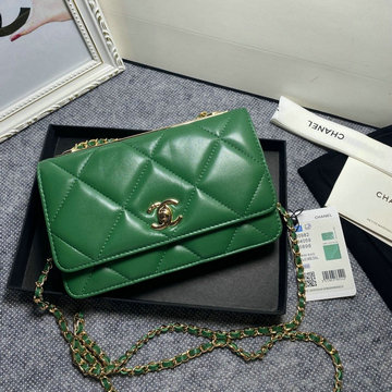 シャネル CHANEL CC-CH80982DYGL　2022年最新入荷 クラシック チェーンウォレット 斜め掛け ショルダーバッグ クロスボディバッグ レディースかばん ラムスキン