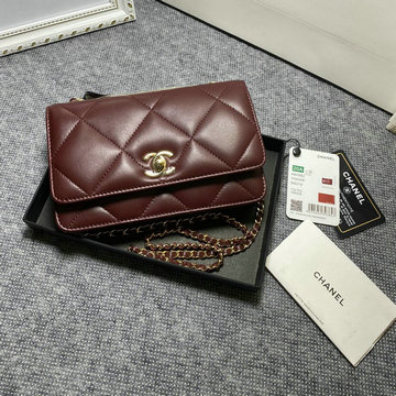 商品名称：シャネル CHANEL CC-CH80982DYJH　2022年最新入荷 クラシック チェーンウォレット 斜め掛け ショルダーバッグ クロスボディバッグ レディースかばん ラムスキン
