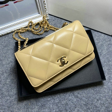 シャネル CHANEL CC-CH80982DYXS　2022年最新入荷 クラシック チェーンウォレット 斜め掛け ショルダーバッグ クロスボディバッグ レディースかばん ラムスキン