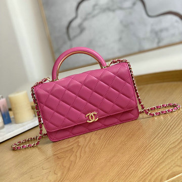 シャネル CHANEL CC-CH81207MH　2022年最新入荷 WOC トップハンドルバッグ トートバッグ 2way 斜め掛け ショルダーバッグ クロスボディバッグ レディースかばん