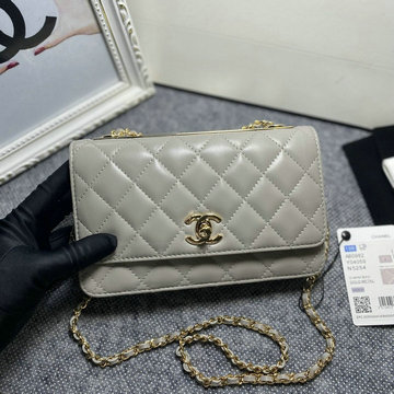 シャネル CHANEL CC-CH80972GYJHS　2022年最新入荷 クラシック チェーンウォレット 斜め掛け ショルダーバッグ クロスボディバッグ レディースかばん ラムスキン
