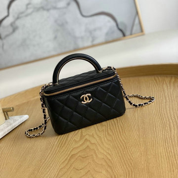 シャネル CHANEL CC-CH81208BK　2022年最新入荷 ヴァニティー ケース トートバッグ ハンドバッグ 斜め掛け ショルダーバッグ クロスボディバッグ レディースかばん