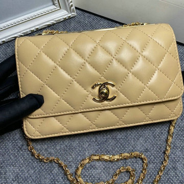 シャネル CHANEL CC-CH80972GYJXS　2022年最新入荷 クラシック チェーンウォレット 斜め掛け ショルダーバッグ クロスボディバッグ レディースかばん ラムスキン