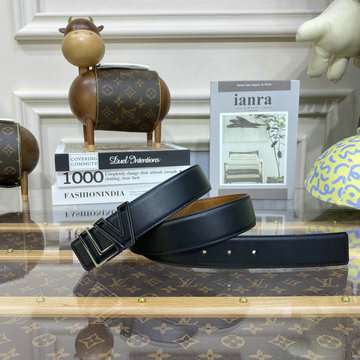 ルイヴィトン LOUISVUITTON 057-M0533　2022年最新入荷 サンチュール LV モニュメント 35MM リバーシブル ベルト メンズ用 カーフレザー