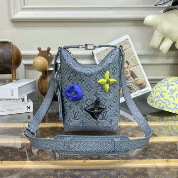 ルイヴィトン LOUISVUITTON 057-M20875　2022年最新入荷 ホーボー クルーザー PM 斜め掛け ショルダーバッグ バゲットバッグ クロスボディバッグ トリヨンレザー