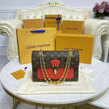 ルイヴィトン LOUISVUITTON 057-M41731　2022年最新入荷 VICTOIRE フラップバッグ チェーン 斜め掛け ショルダーバッグ クロスボディバッグ